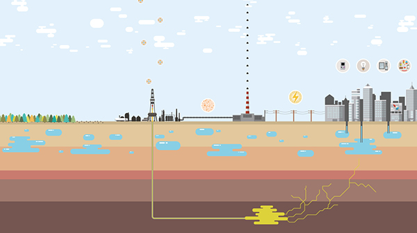 Fracking explained – Animation on Behance