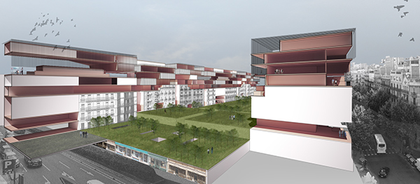 barcelona cerda urbanism housing courtyard