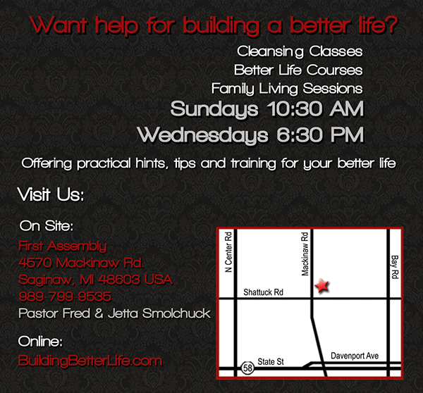 better building life church Website card