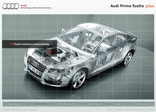 Audi Prima Scelta :plus Minisite