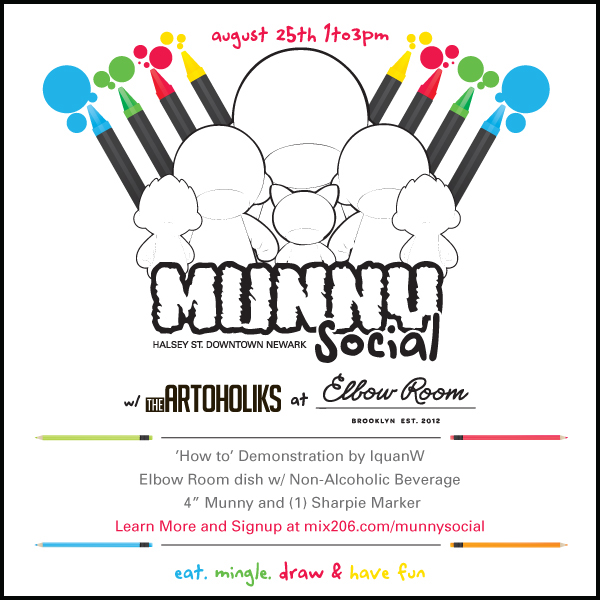 Event art DIY Munny social video recap resturant kidrot event coordination