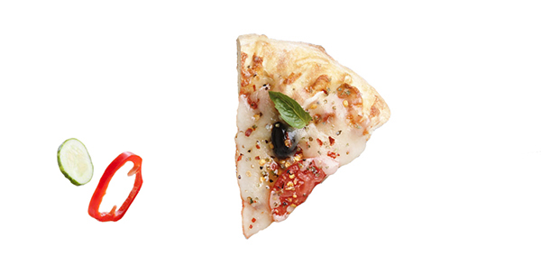 sicilia Pizza brand lettering design