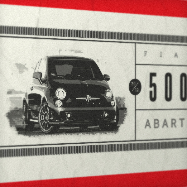 personal car fiat 500 abarth wallpaper