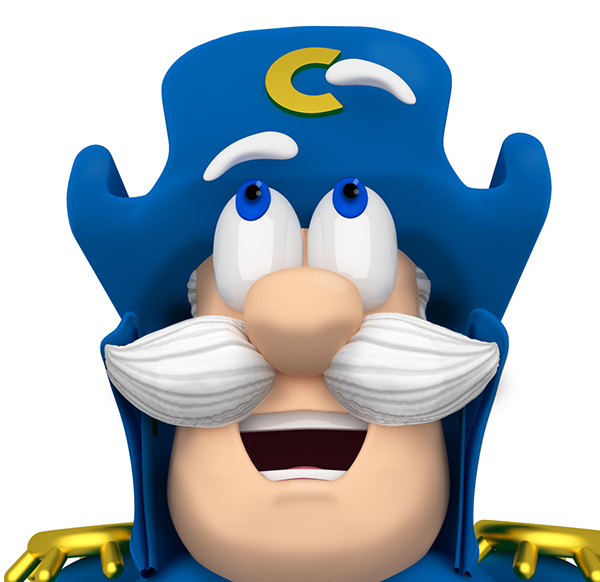 54. Captain Crunch - package redesign. 