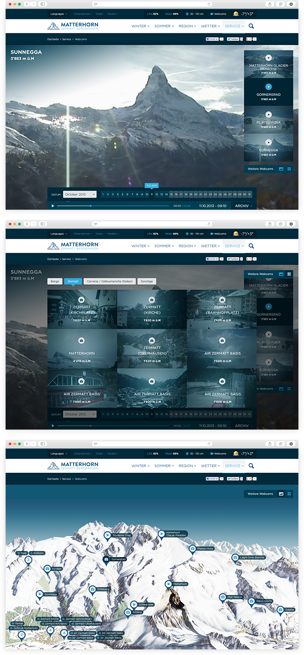 Web Webdesign Responsive Website Switzerland zermatt Matterhorn