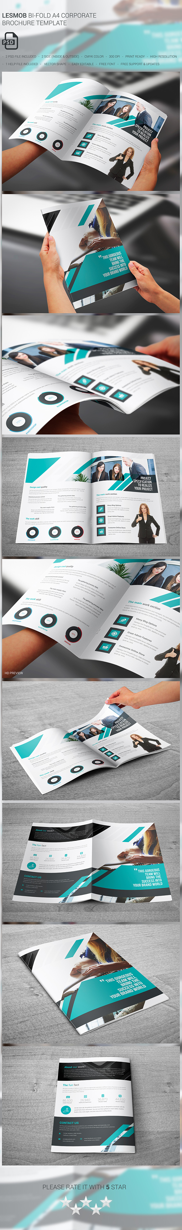 Lesmob Corporate Bi-fold Brochure