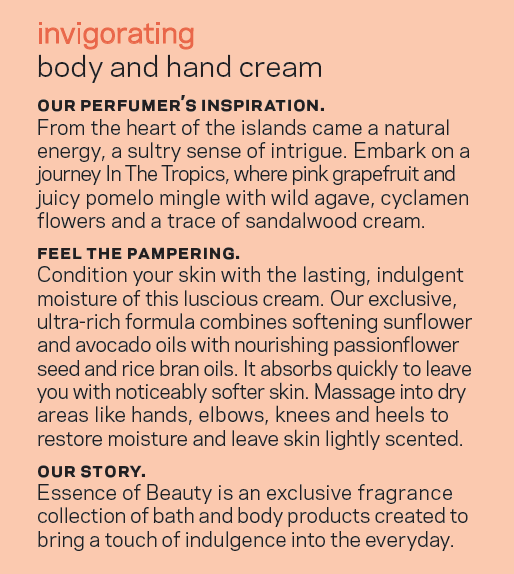 Essence of Beauty CVS CVS/pharmacy Fragrance body lotion hand cream perfume shower gel Private label brand redesign Rebrand romance copy