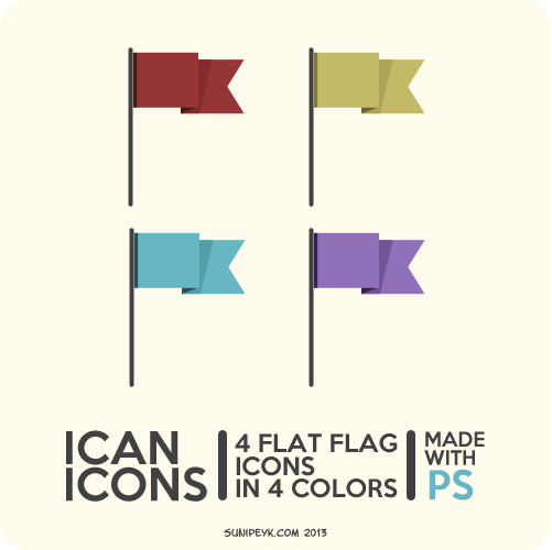 flat Icon flat icons photoshop sunipeyk flag