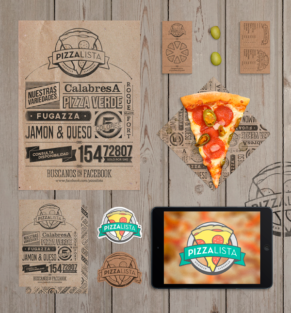Pizza Food  pepperoni Cheese Stationery wood Fast food gif logo shop blackboard chalk delivery sketch vintage