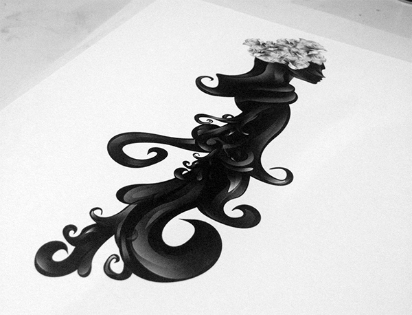 Adobe Portfolio ali Zahrani Saudi kaust abstract photoshop black White b&w