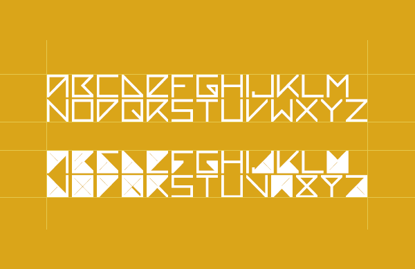 typo font fonts display font Display pixel pixels woman square grid cross bold experimental alternative