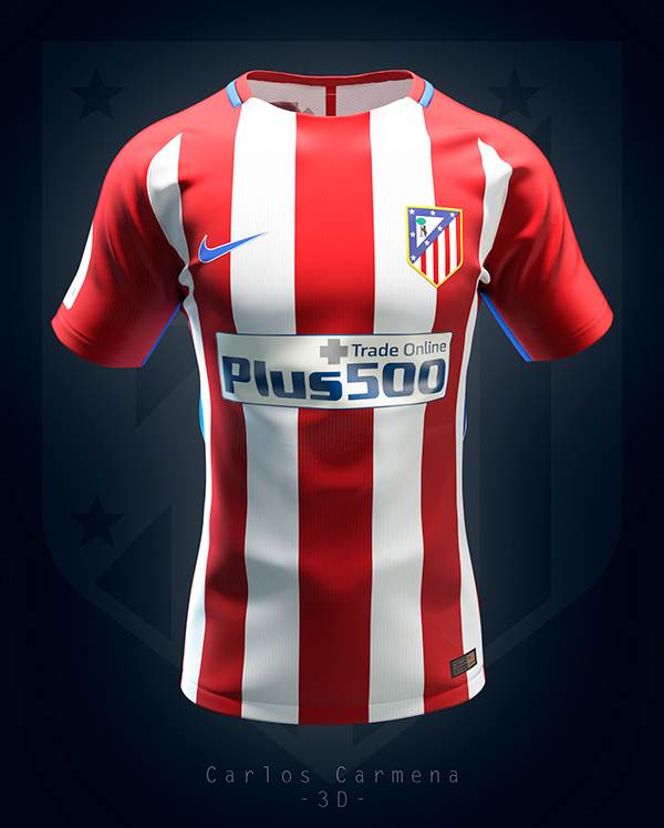 Atletico de Madrid's shirt, 16/17