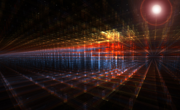 abstract light city energy electricity Technology Cyberspace sci-fi futuristic fractal peru apophysis science fiction