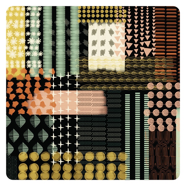 iPad Artwork, Patchwork-inspired, July 2015