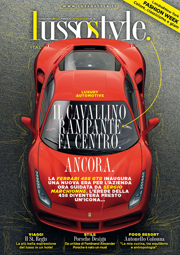 Lusso Style Francesco Mazzenga illustrazione grafica editoriale Marzo 2015
