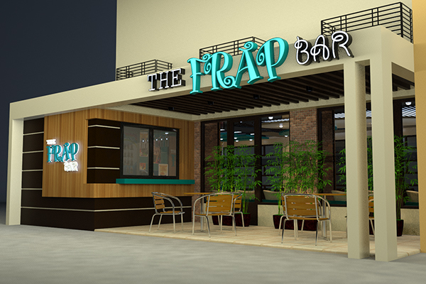 The Frap Bar Cafe  Interior and Exterior  Design  Proposal on 