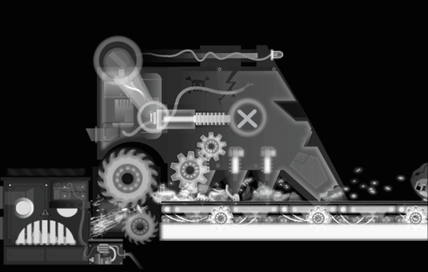 videogame Website industrial factory interactive Webdesign robot machine FWA typographic art lettering neon night detail