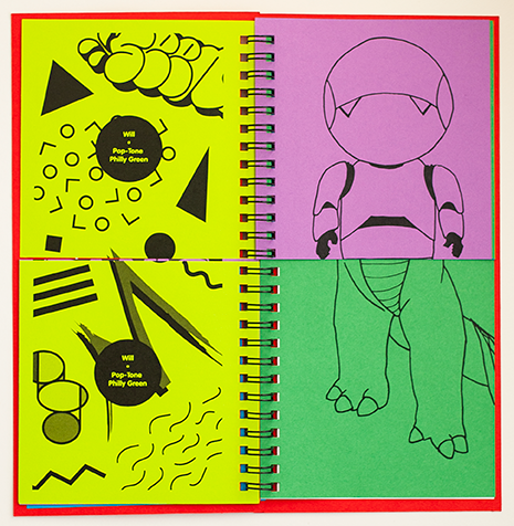 French paper pop tone color construction craft binding publication print Character Fun