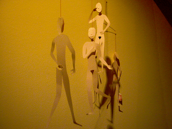 mobile urban people Paper cutting customised cutout on paper ILLUSTRATION 