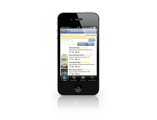 hotel application iphone directory