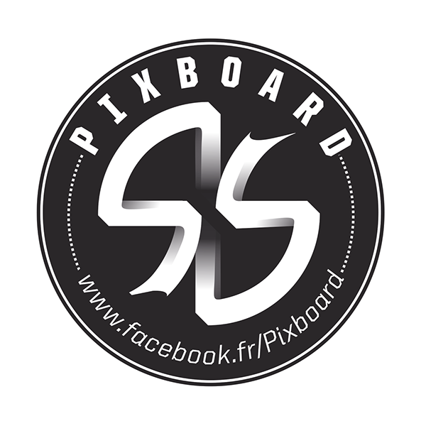 pixboard logo skateboard pix photographer