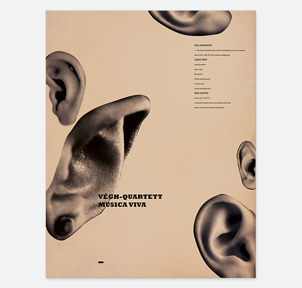 Poster Design print design  graphic design  visual design redesign bauhaus master piece concert music poster