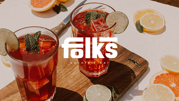 FOLKS bar / Logo and Brand identity