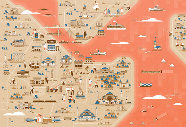 Various Map Illustrations