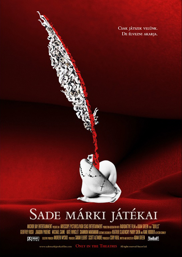 sade quills movie poster poster marquis de sade marquis