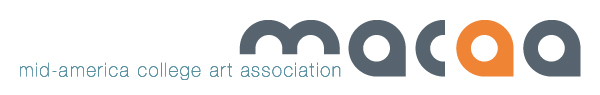 mid-west america macaa college art Association logo brand identity system Promotion