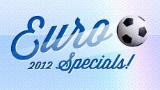 Euro 2012  Sky Bingo banner advert blue Europe football bingo