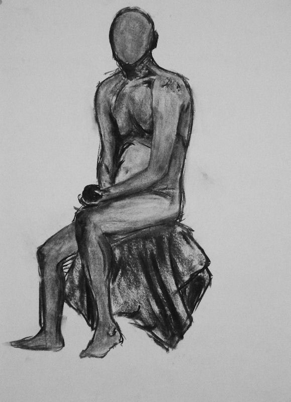 Figure Drawing Nude Model life drawing