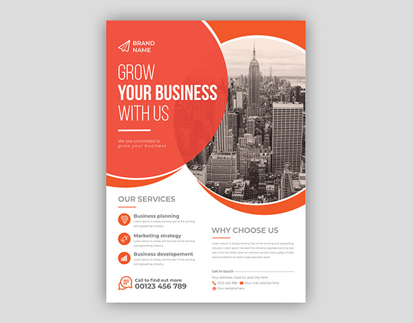 Professional business flyer design-modern flyer design