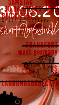 festival short film poster type font Herbert Bayer bauhaus printed PUBLISHED Frankfurt germany movie