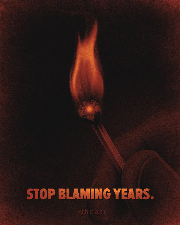 Stop Blaming Years Poster Variant