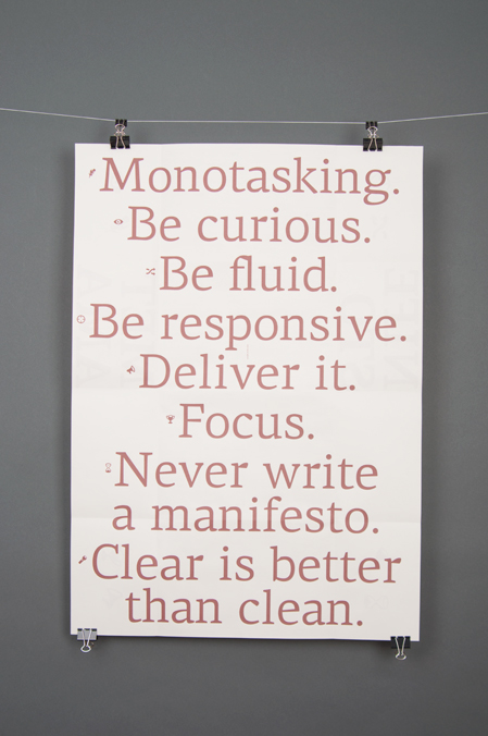Adobe Portfolio book manifesto Mémoire poster Ecal