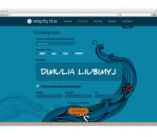 parallax Website landing page lead capture page gallery Illustration on web