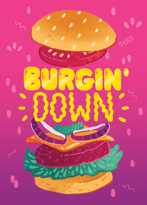 burger lettering