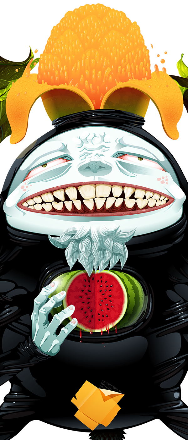 fruits characters God madness