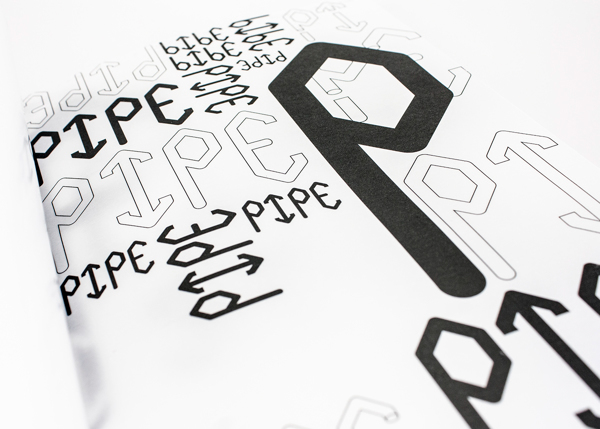 Typeface font Fistura Pipe Silo park  New Zealand