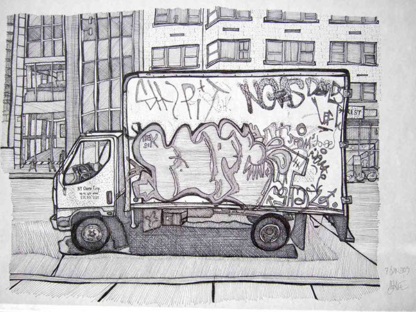 city Urban New York new york city Truck