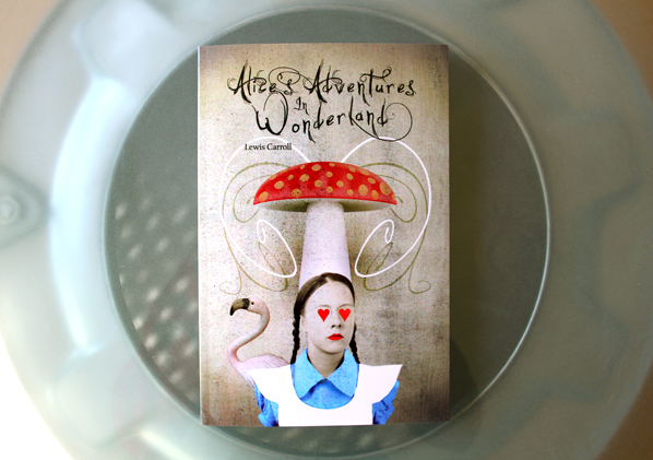 book cover story alice in wonderland flamingo mushroom Playing Cards cup rabbit