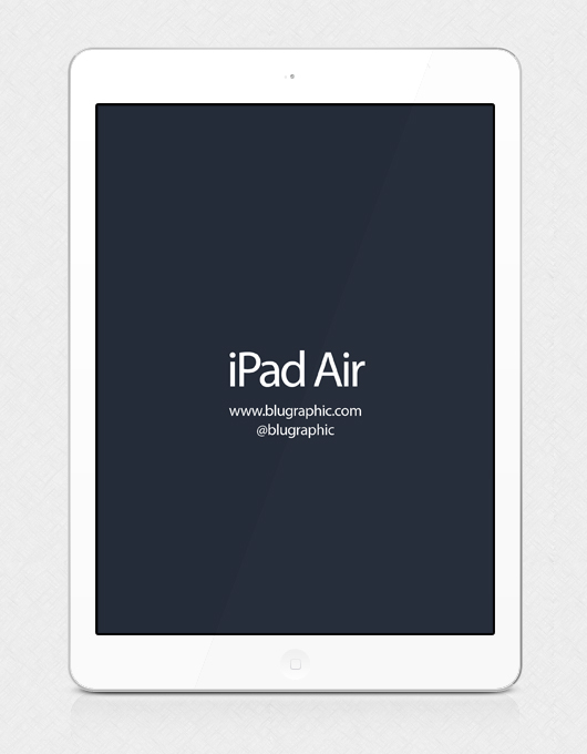 iPad air free download psd vector Mockup template