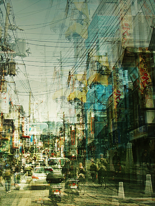  Asia tokyo osaka kyoto Nara life Street Travel mood city abstract experimental effect art