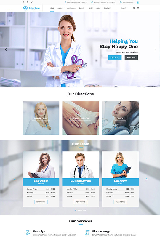 #Medical website bootstrap4 css3 html5 medical landing page Website Design wordpress Wordpress Website