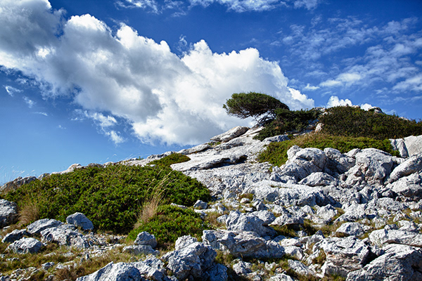 windy spot, Kornati Islands