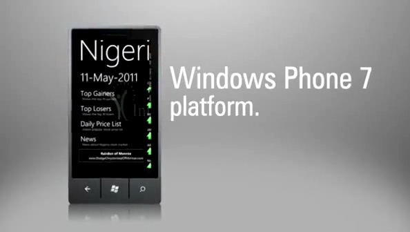 Windows 7 Windows 7 Phone windows phone 7 Platform top 100 Finance Nigerian Stocks Mobile Application 2D Animation