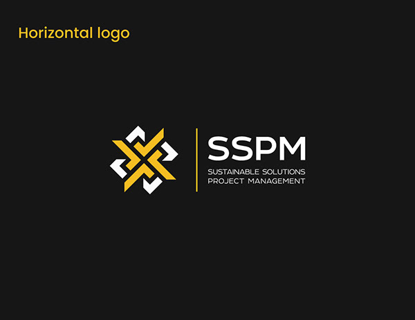 S S P M brand identity guidelines, logo design