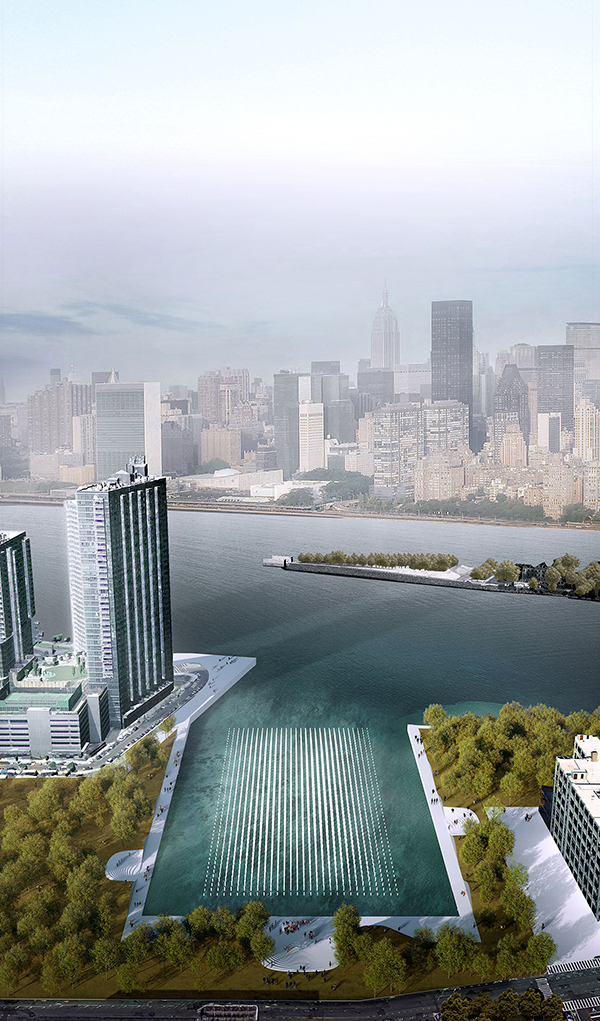 architecture Landscape waterfront aquarium Sustainable coral reefs sea level marine research nyc Queens