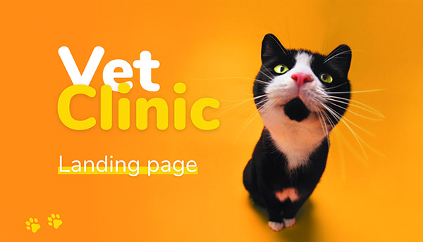 Vet Clinic landing page